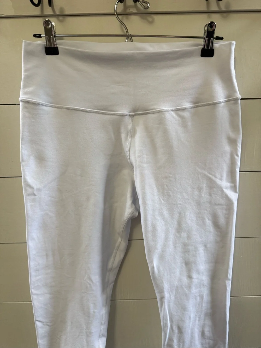 Alo Yoga Airbrush 7/8 High-Waist Leggings White Women's Size XL